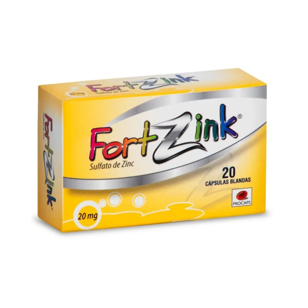 Fortzink 20 mg x 20 cápsulas