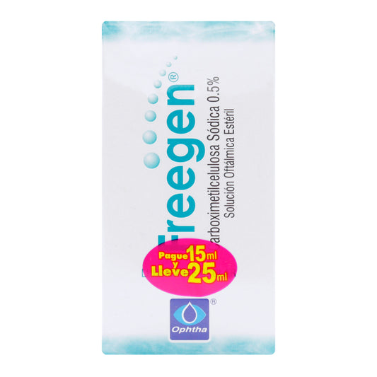 Freegen 0.5% solución oftálmica x 15+10 ml