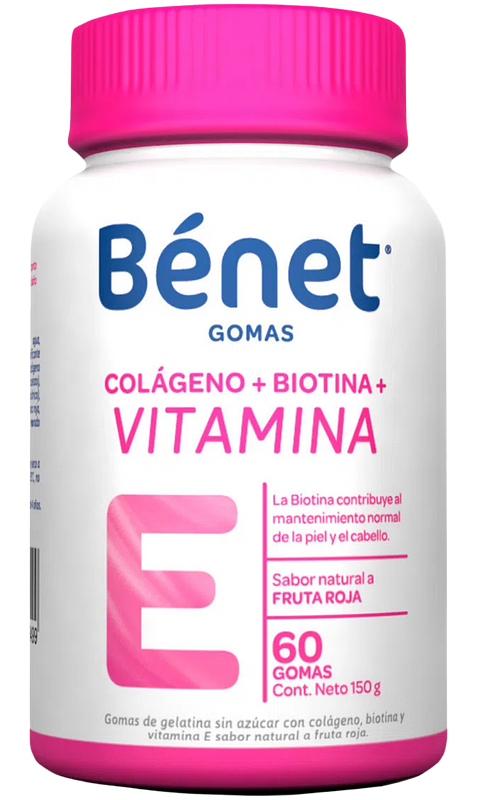 Gomas Benet Colageno+Biotina+Vitamina E