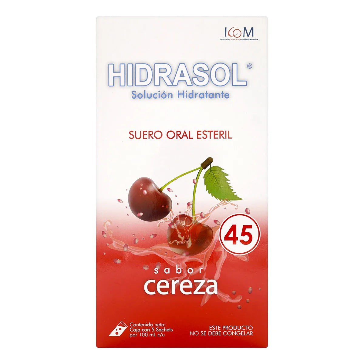 Hidrasol 45 Zinc Sabor a Cereza x 100ml