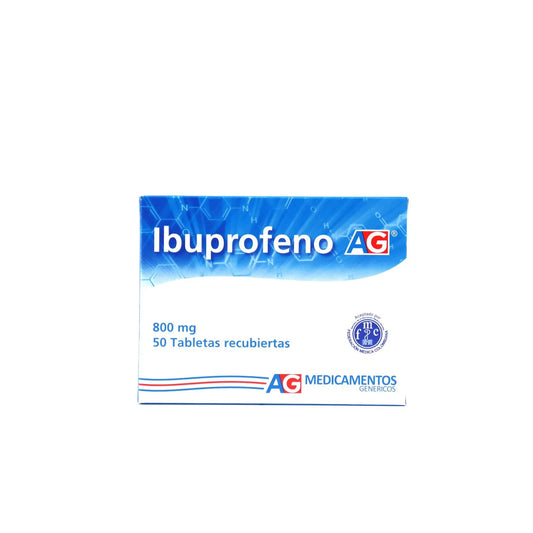 Ibuprofeno 800 mg x 50 tabletas (AG)