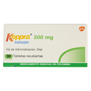 Keppra 500 mg x 30 tab