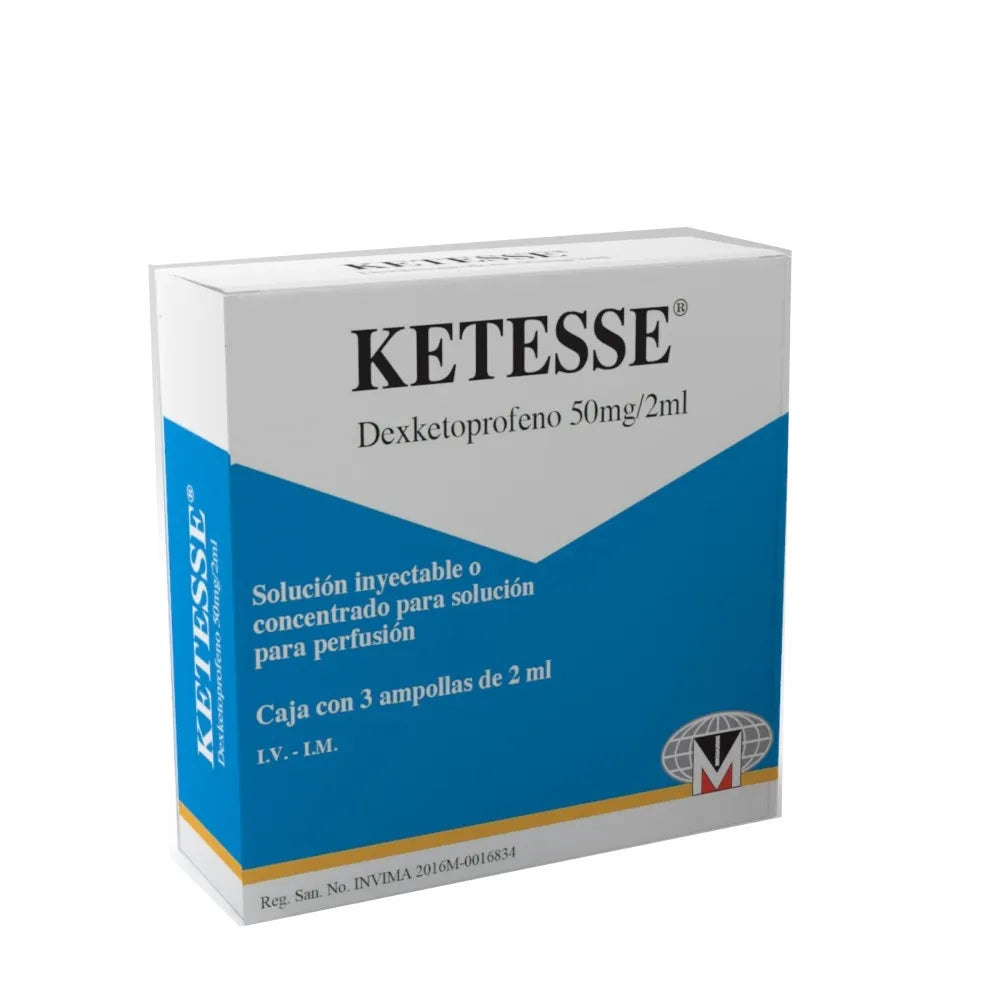 Ketesse Inyectable 50mg/2mL – Drogas Económicas