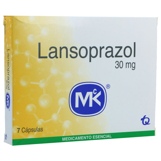 Lansoprazol 30 mg x 7 cápsulas (MK)