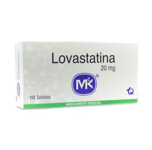 Lovastatina 20 mg x 30 tabletas (MK)