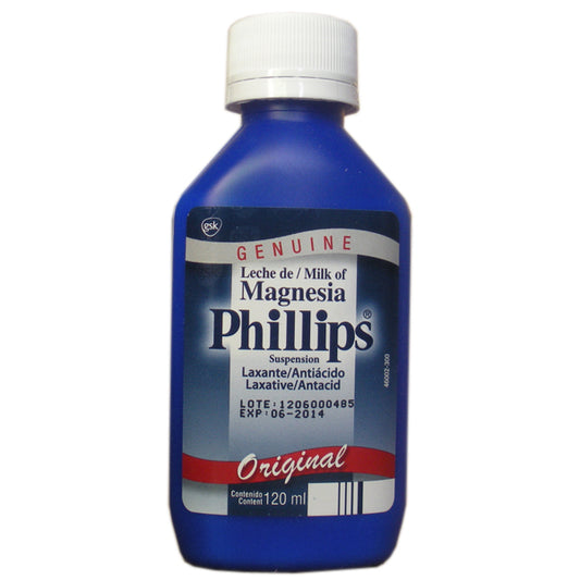 Leche Magnesia Phillips original x 120 ml