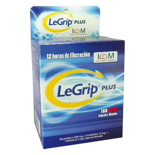 Legrip Plus x 100 cápsulas