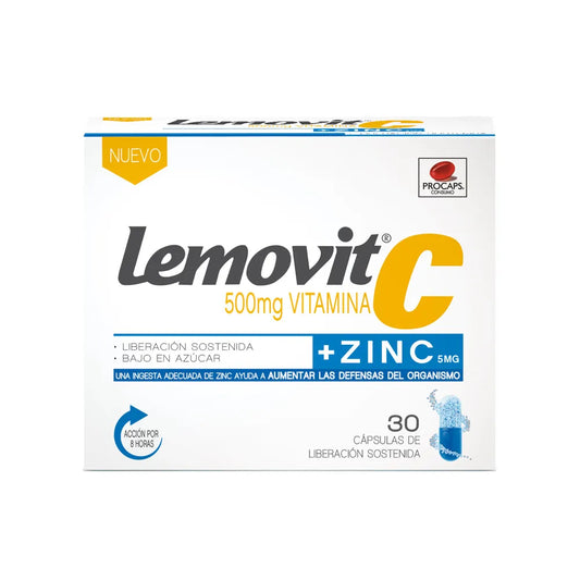 Lemovit C Zinc 500 mg/5 mg x 30 cápsulas