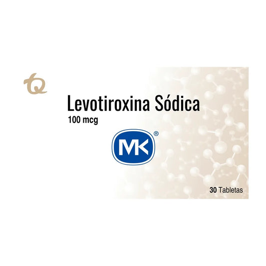 Levotiroxina 100 mcg x 30 tabletas (MK)