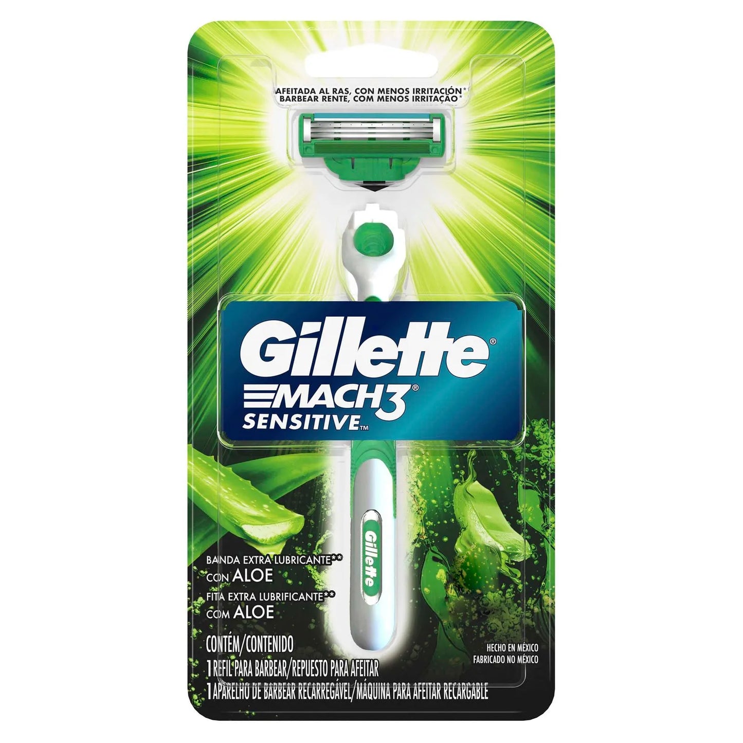 Maquina Afeitar Gillette Mach 3 Sensitive