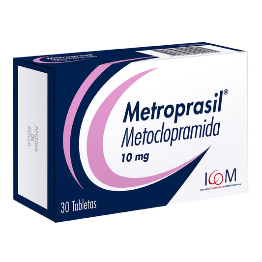 Metroprasil 10 mg x 30 tabletas