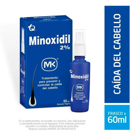Minoxidil 2% loción x 60 ml (MK)