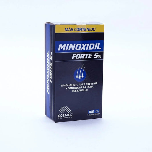 Minoxidil Forte 5% loción capilar x 100 ml (Colmed)