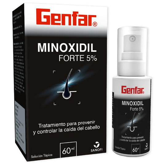 Minoxidil 5% loción x 60 ml (Genfar)