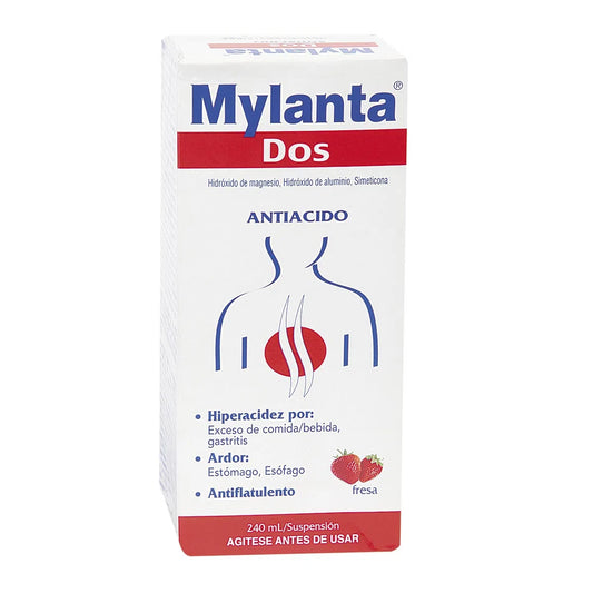 Mylanta Dos Fresa Liquido