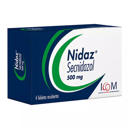 Nidaz 500 mg x 4 tabletas