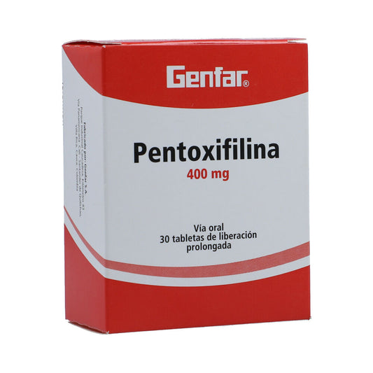 Pentoxifilina 400 mg (Genfar)