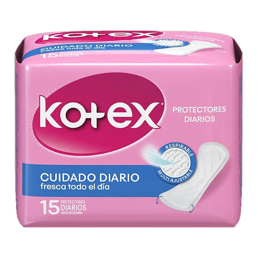 Protectores Kotex Cuidado Diario