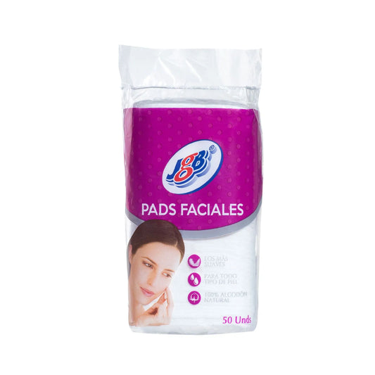 Pads Faciales JGB x 50 unidades