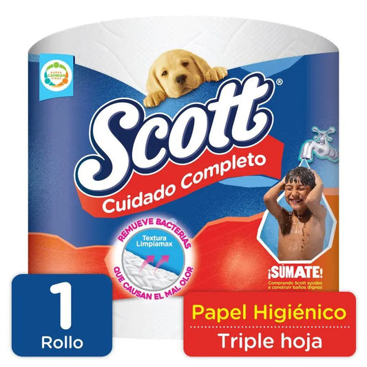 Papel Higiénico Scott Cuidado Completo