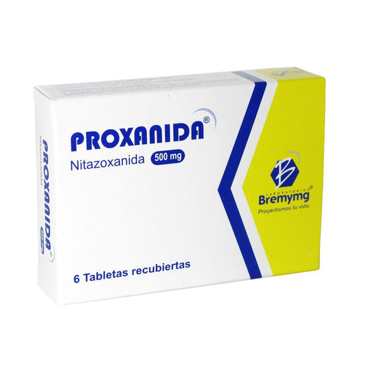 Proxanida 500 mg (Nitazoxanida)