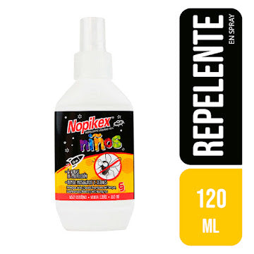 Repelente Nopikex Ninos Spray Frasco x 120 ml