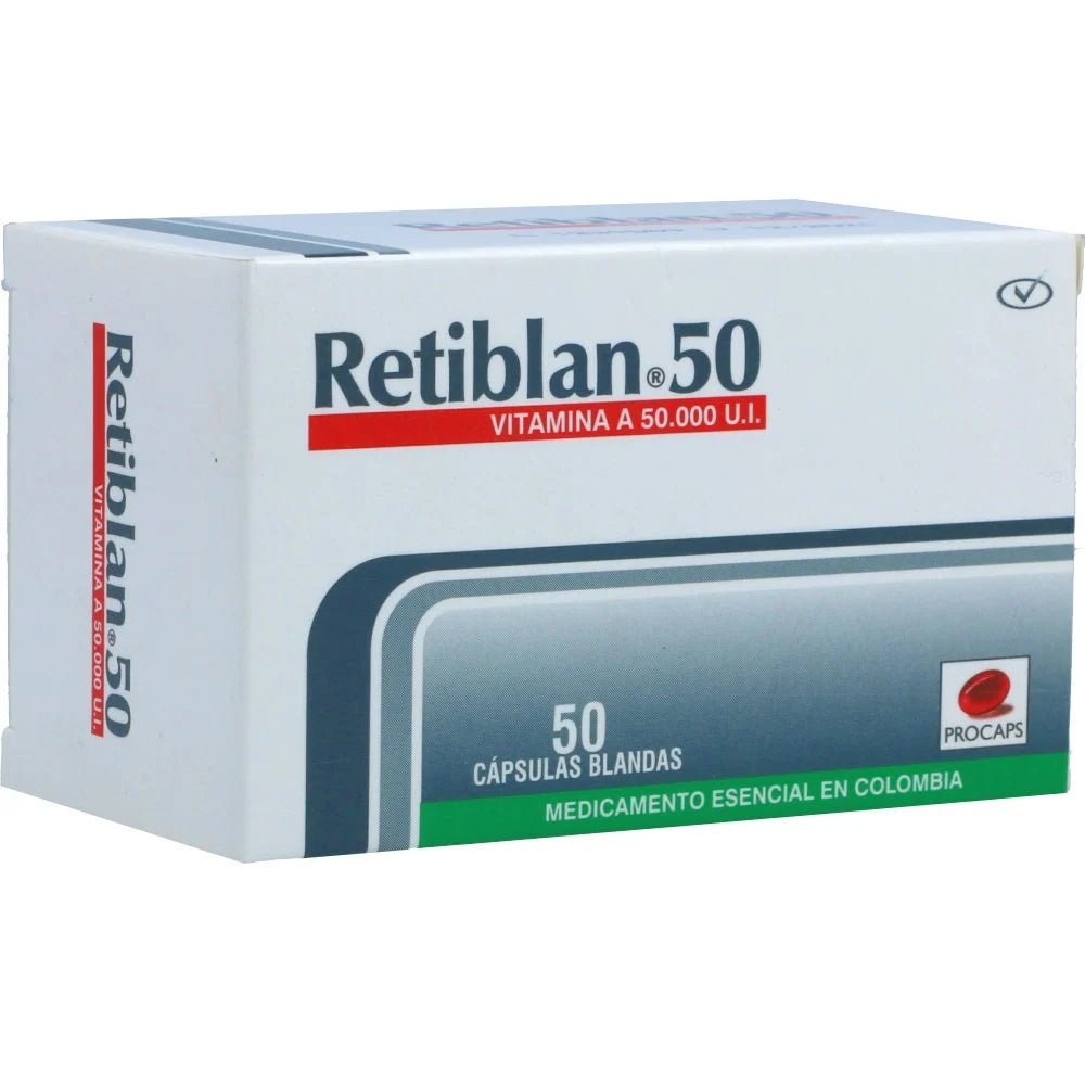 Retiblan 50 Mg Caja x 50