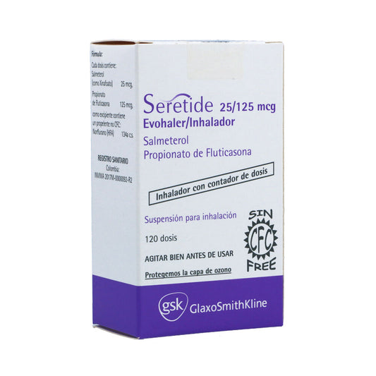 Seretide Inhalador 25/125mcg