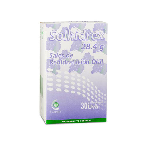 Suero Oral Solhidrex Sabor a Uva