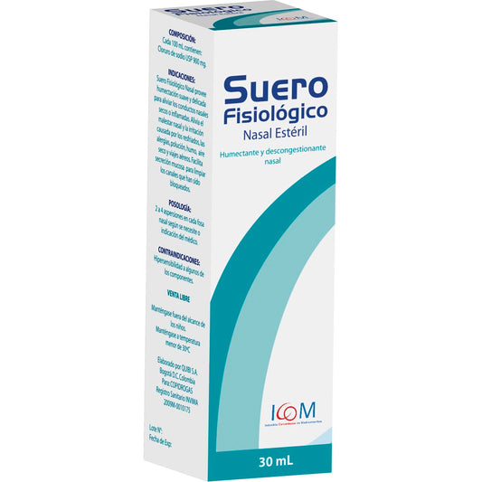 Suero Fisiologico Nasal Spray x 30ml (Icom)