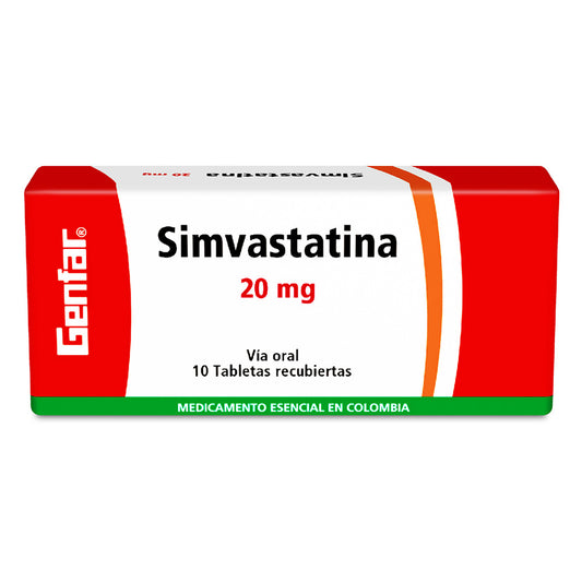 Simvastatina 20 mg (Genfar)