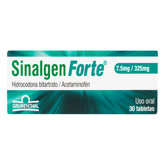 Sinalgen Forte 7.5/325mg