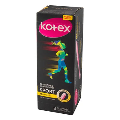 Tampon Kotex Sport Medio con Aplicador