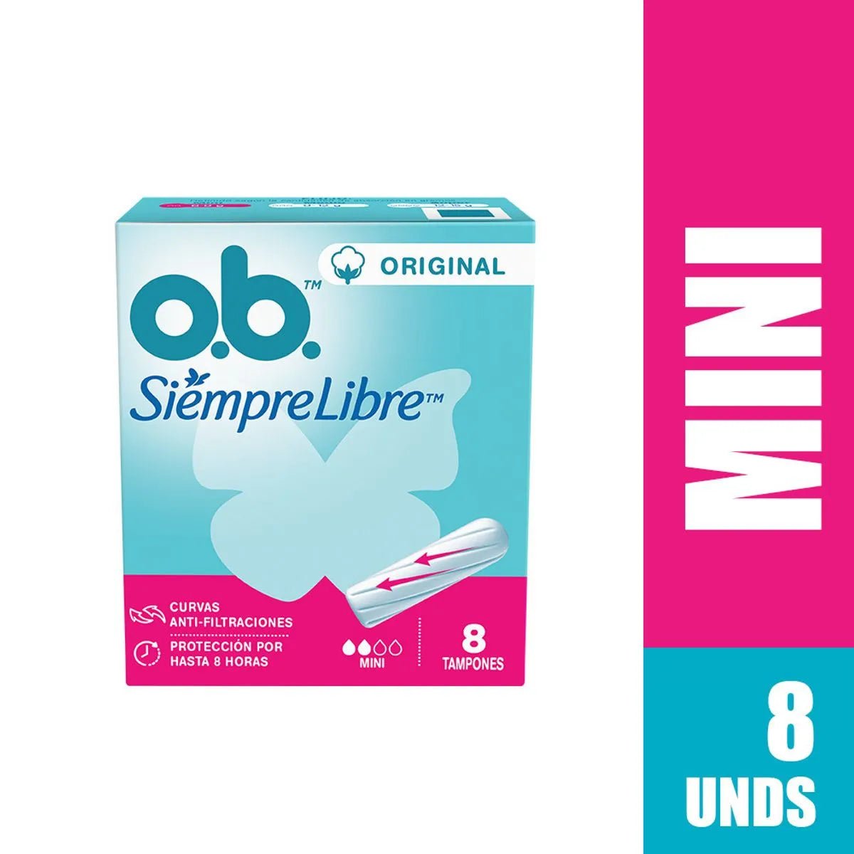 Tampon O.B Mini Siempre Libre