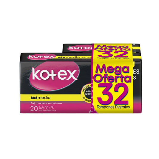 Tampon Kotex Digital Medio