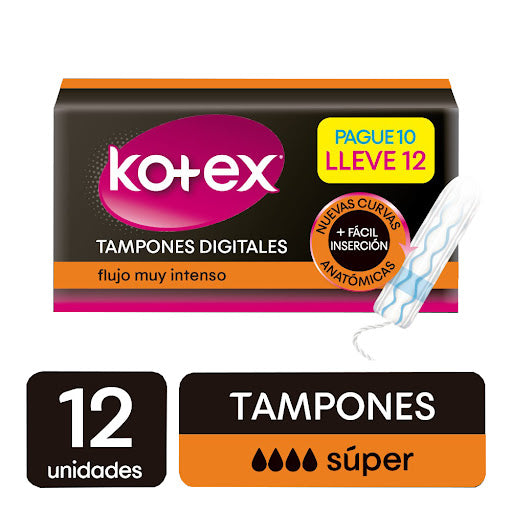 Tampon Kotex Digital Super