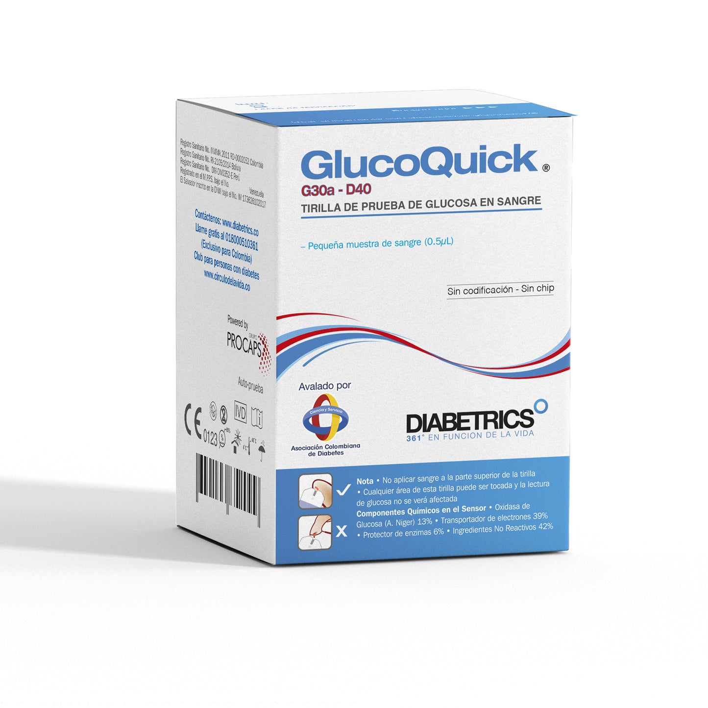 Tiras Reactivas Glucoquik