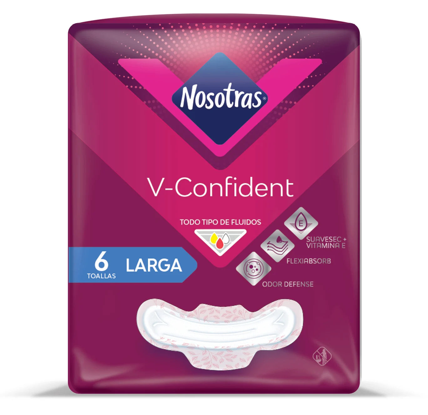 Toallas Nosotras V Confident Larga