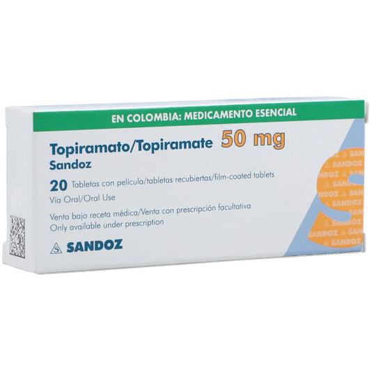 Topiramato 50 Mg Sandoz