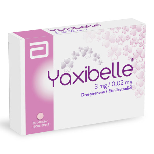 Yaxibelle 3/0.02 mg x 28 tabletas
