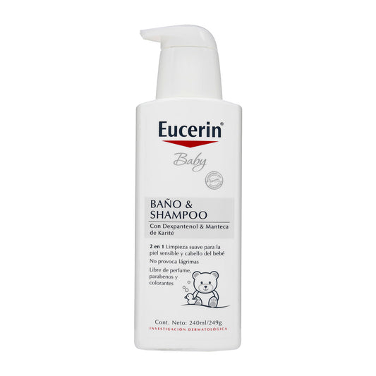 Eucerin Baby Baño y Shampoo x 250mL