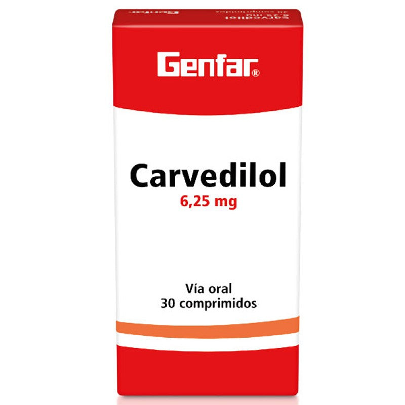 Carvedilol 6.25 mg (Genfar)