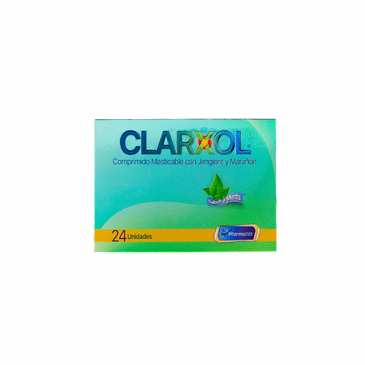 Clarxol Menta Masticable x 24 Tabletas