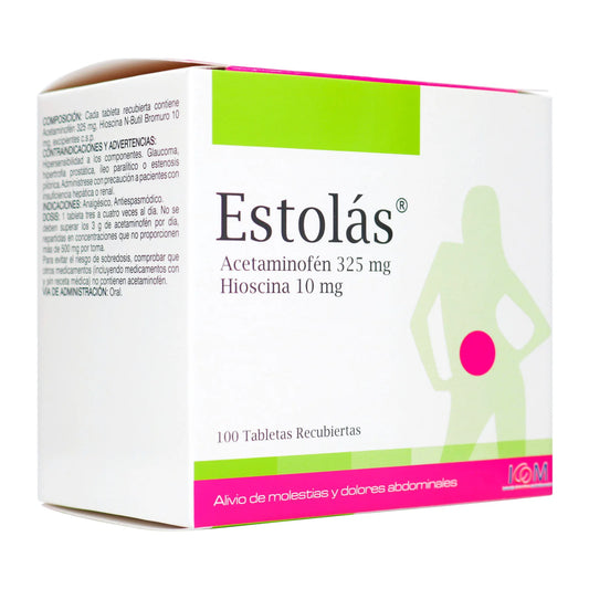 Estolas 325/10 mg x 100 tabletas