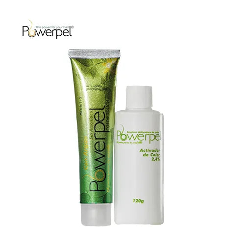 Tinte Powerpel 7.3 Rubio Medio Dorado + Activador