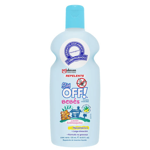 Repelente Stay Off Bebes Stay OFF!  loción 120 ml