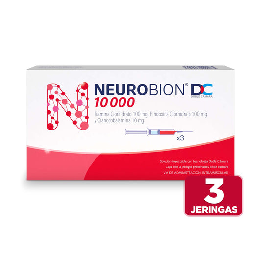Neurobión Dc 10000 Caja X 3 Jeringas