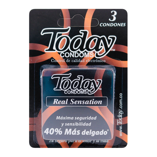 Preservativo Today Real Sensation x 3 Unidades