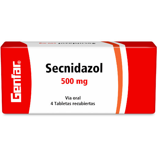 Secnidazol 500 Mg Genfar Caja X 4 Tabletas