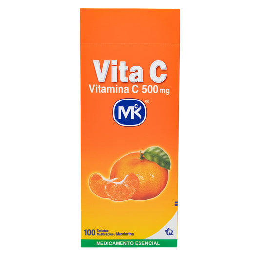 Vita C Masticable Sabor a Mandarina (Mk)